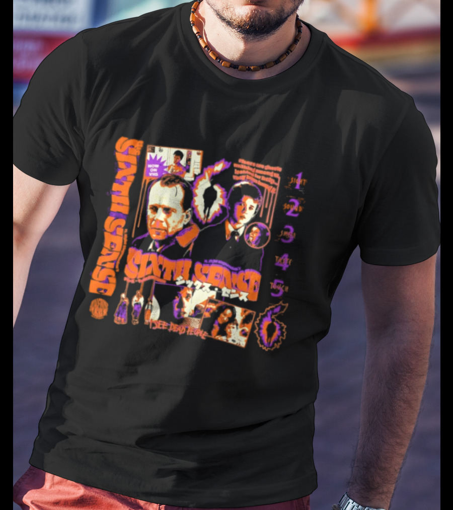 The Sixth Sense I See Dead People Movie With Characters T-Shirt