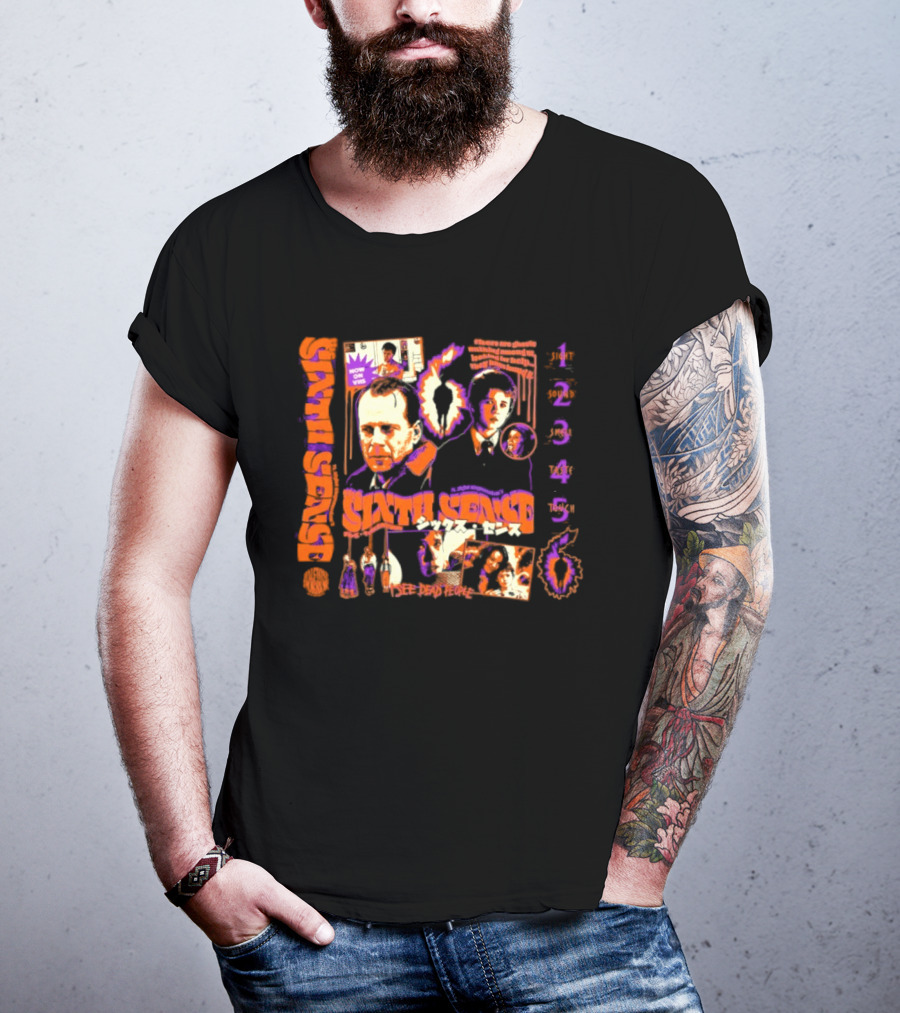 The Sixth Sense I See Dead People Movie With Characters T-Shirt