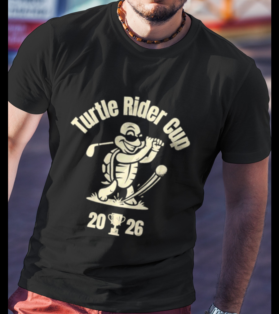 Turtle Rider Cup 2026 Golfing Turtle Event T-Shirt