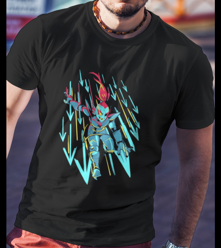 Undyne Onslaught 10th Anniversary Undertale T-Shirt