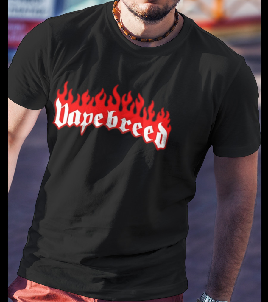 Vapebreed Flame Style Vapebreed Vaping Vape Culture T-Shirt