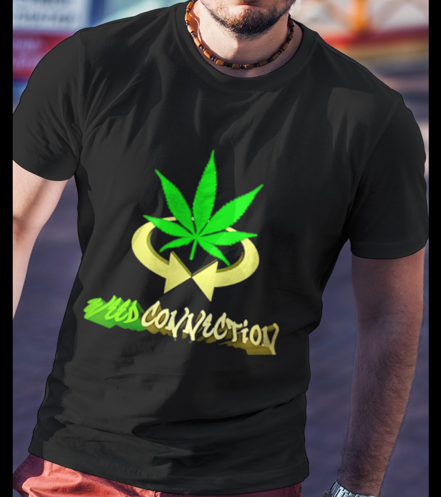 Cannabis Leaf Symbol Weed Connection T-Shirt