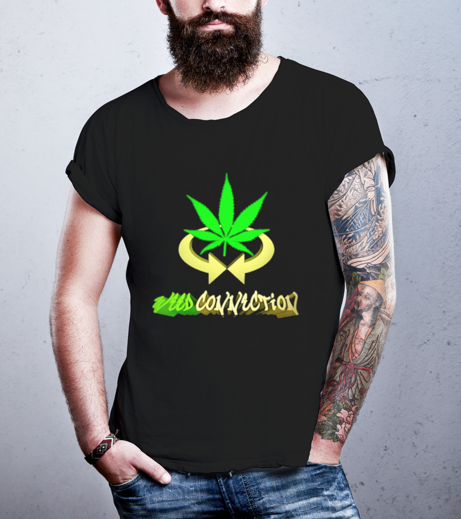 Cannabis Leaf Symbol Weed Connection T-Shirt