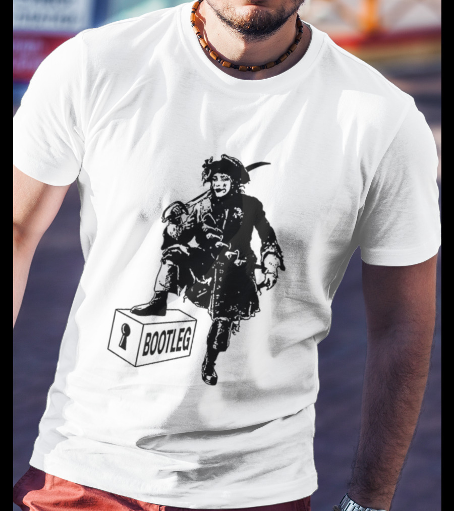 Bootleg The Garden Ghosts Spirits Shades Spectres Apparitions Pirate 2 Sided T-Shirt