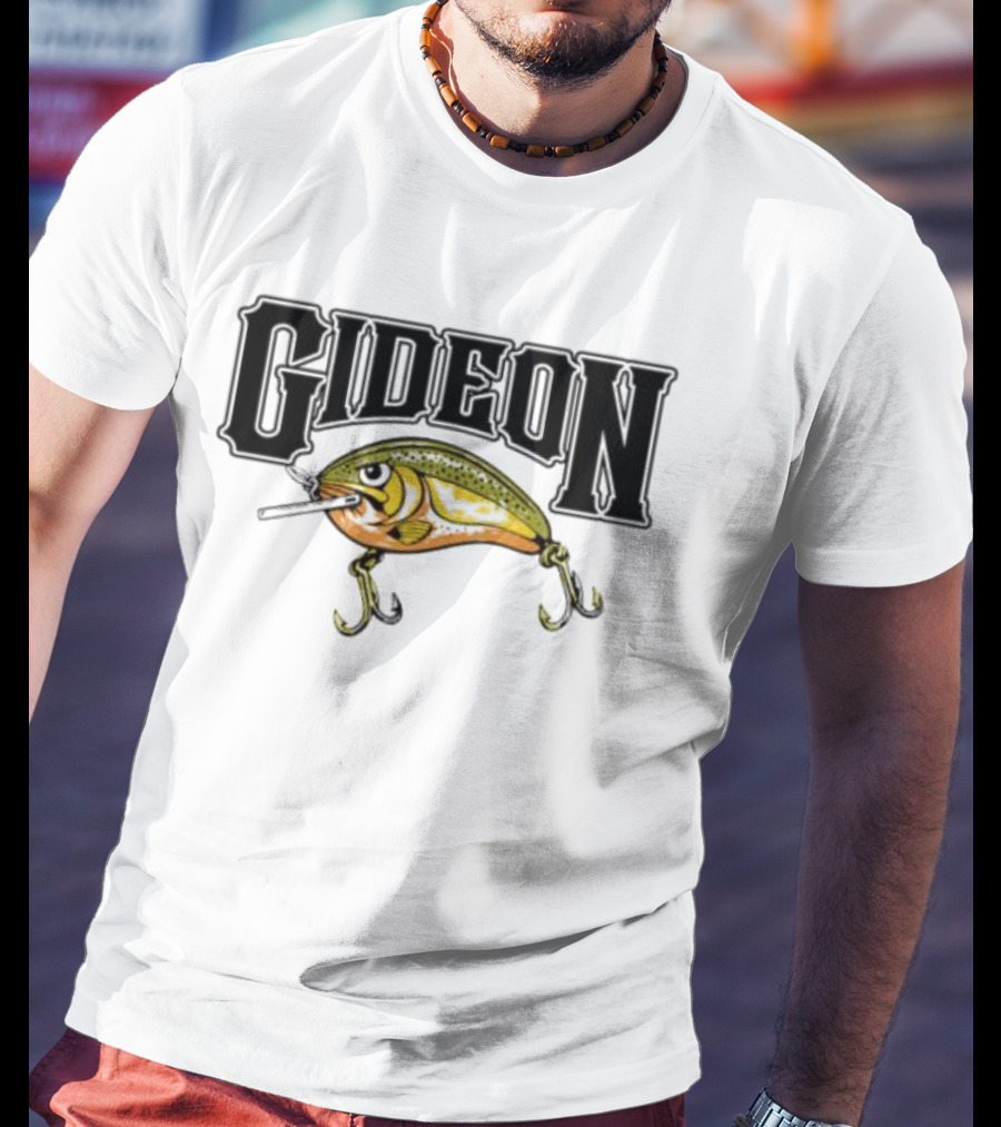 Gideon Fishing Lure Bite Down T-Shirt