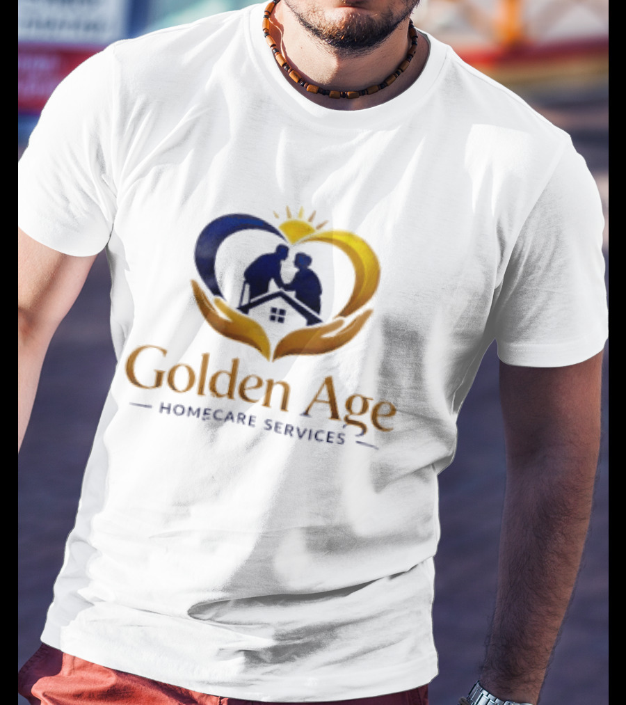 Golden Age Homecare Services Elderly Care Compassion And Support T-Shirt