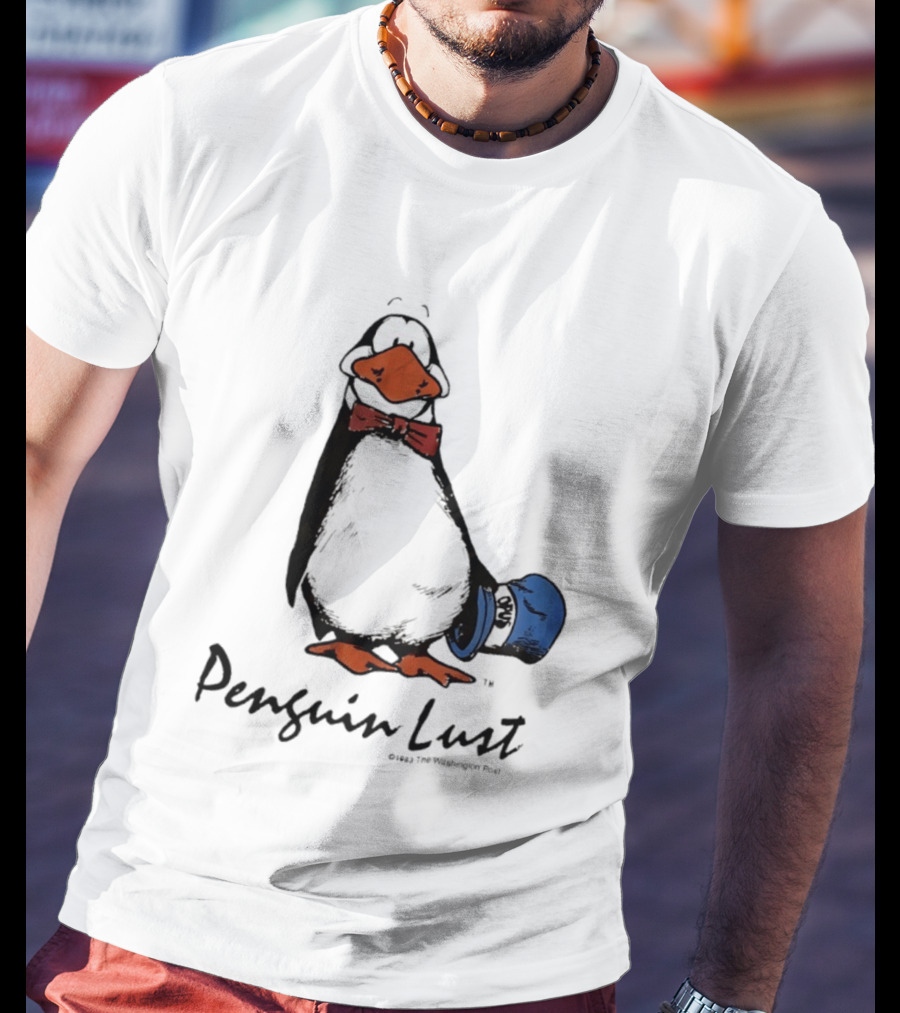 Opus The Penguin Lust 1983 Washington Post T-Shirt