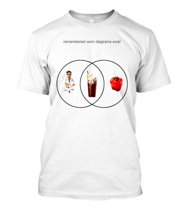 Remembered Venn Diagrams Exist Doctor Pepper Red Pepper Doctor T-Shirt
