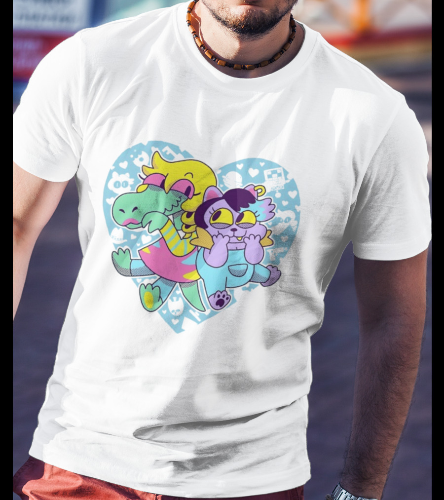 So Hyped 10th Anniversary Undertale Deltarune Heart Characters T-Shirt