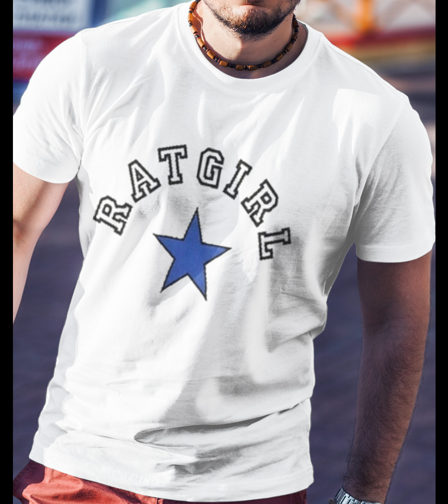 Stray Rats Ratgirl Star Blue T-Shirt