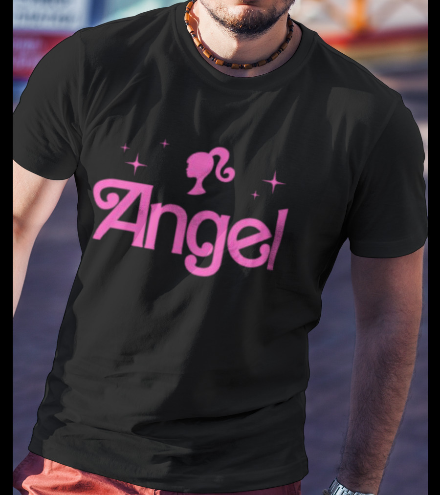 Angel Reese Barbie Crop With Star Accents T-Shirt