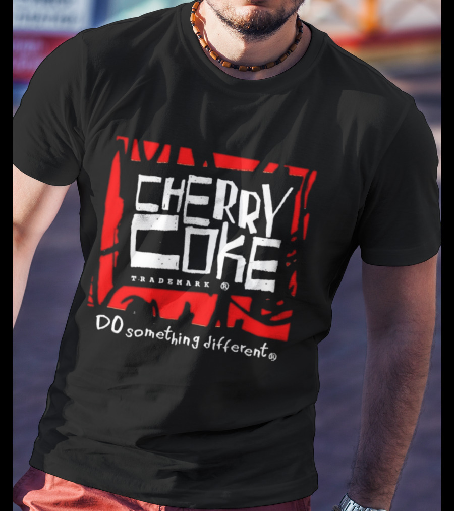 Cherry Coke Trademark Do Something Different T-Shirt