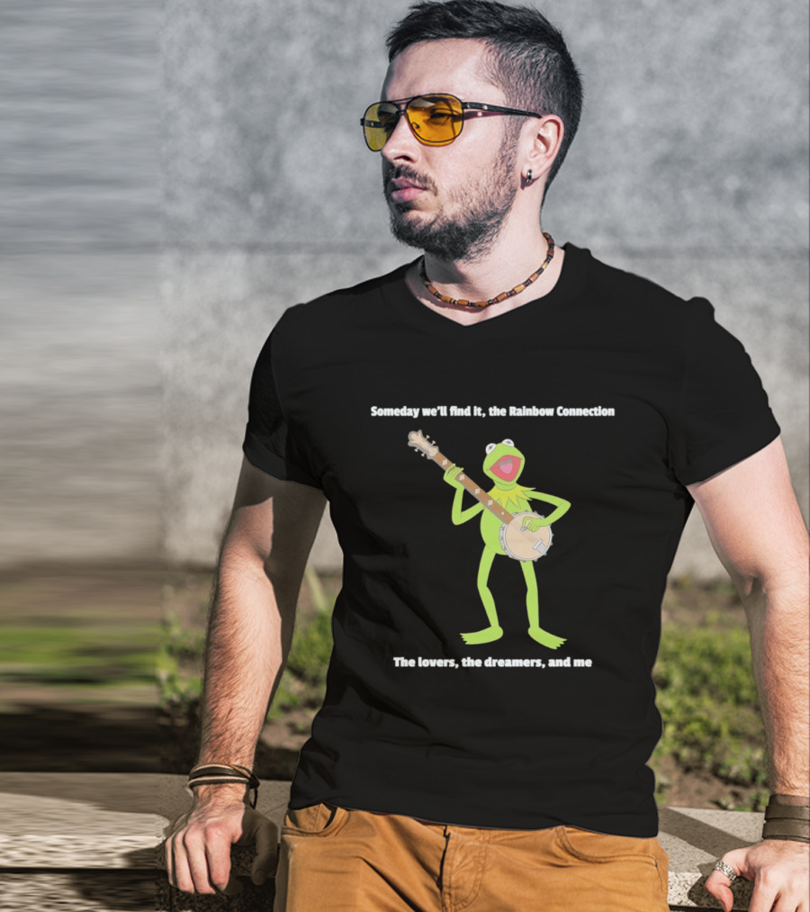 Someday We'll Find It The Rainbow Connection The Lovers The Dreamers And Me Kermit The Frog Banjo T-Shirt