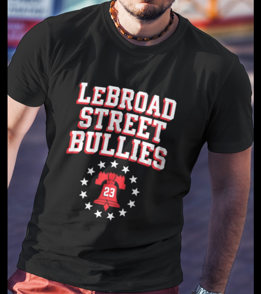 LeBroad Street Bullies 23 Liberty Bell Stars T-Shirt