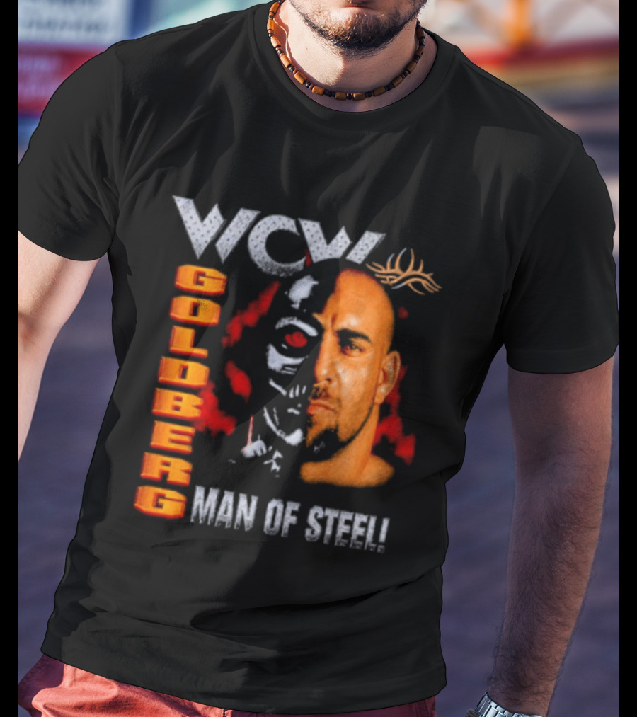 WCW Goldberg Man Of Steel Wrestling T-Shirt