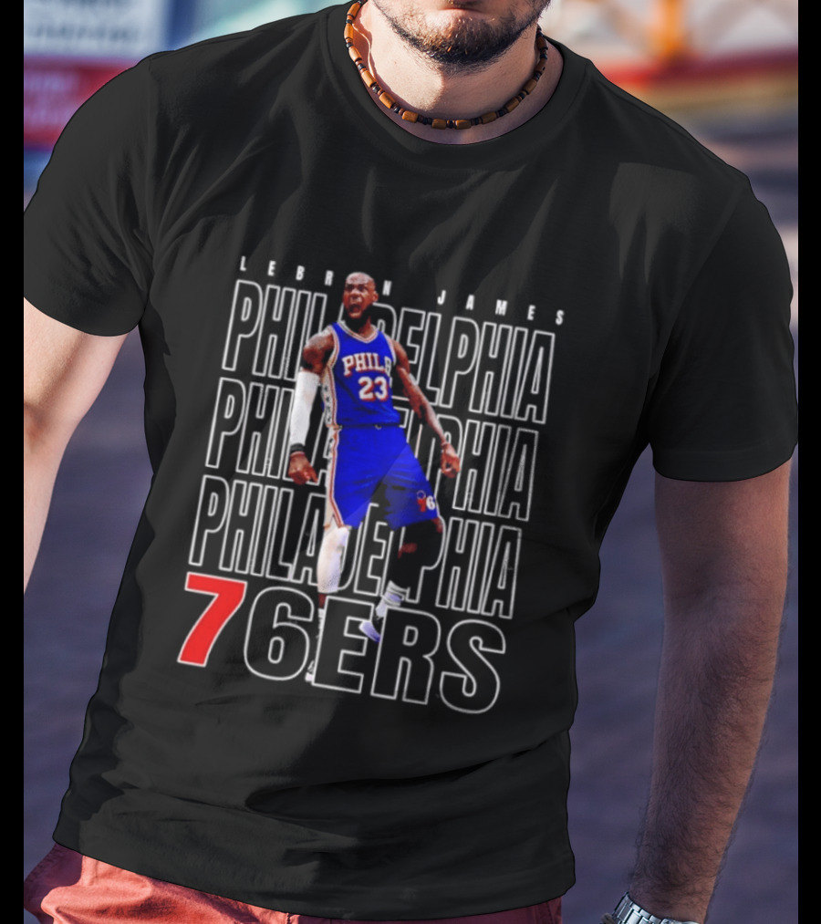 LeBron James Philadelphia 76ers Basketball 2026 T-Shirt