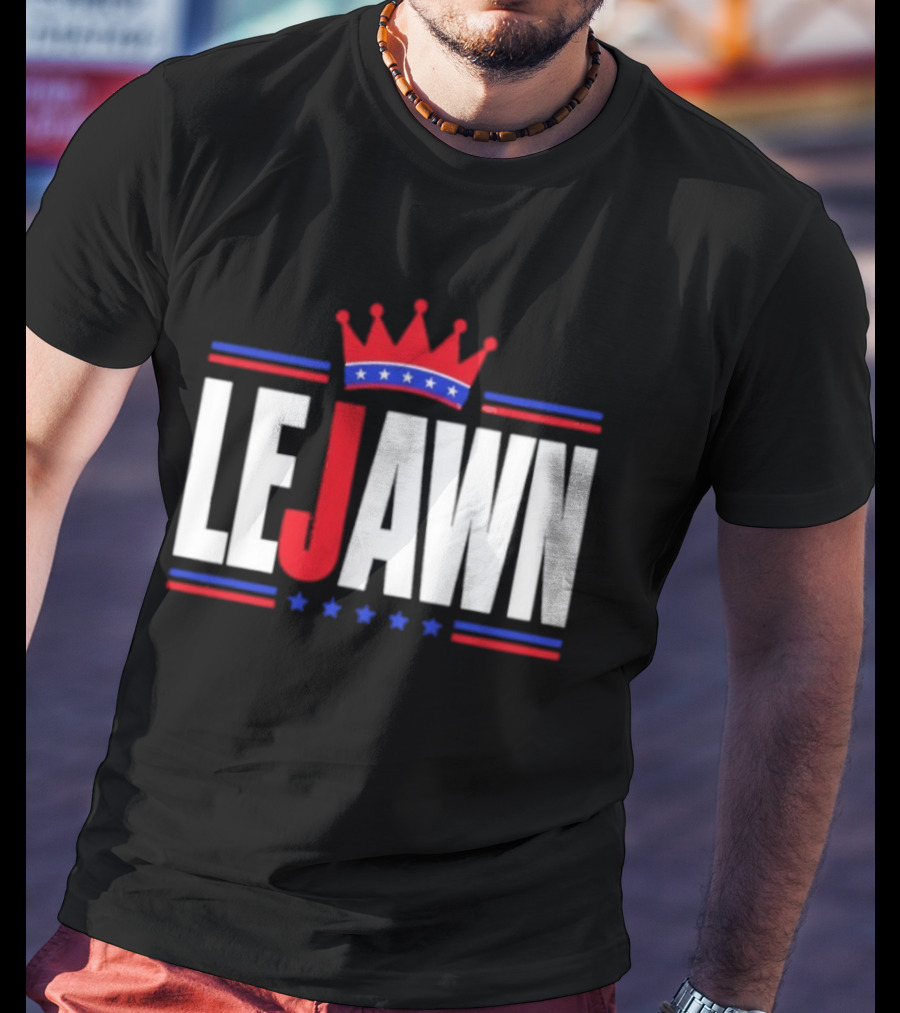 LeJawn King Crown LeBron James Philadelphia 76ers NBA 2026 T-Shirt