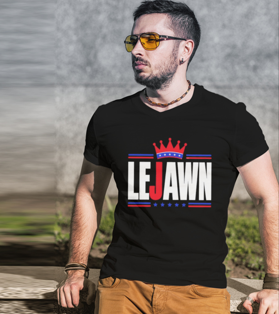 LeJawn King Crown LeBron James Philadelphia 76ers NBA 2026 T-Shirt