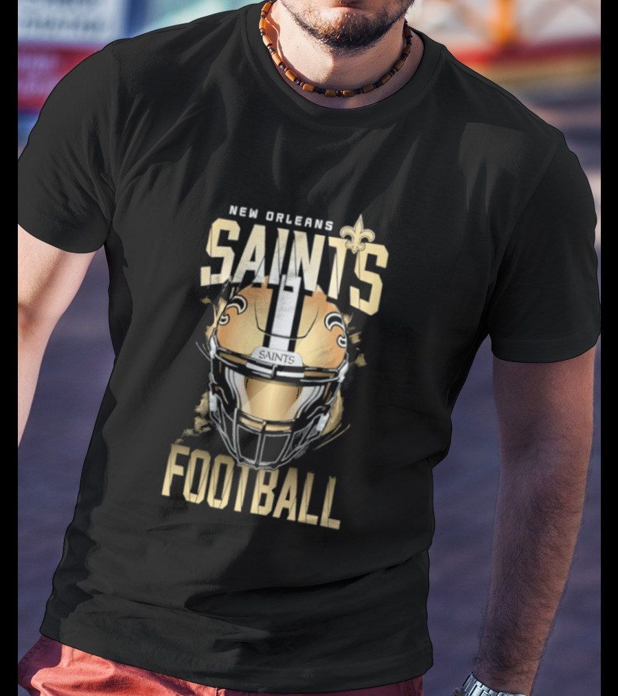New Orleans Saints Football Helmet 2026 T-Shirt