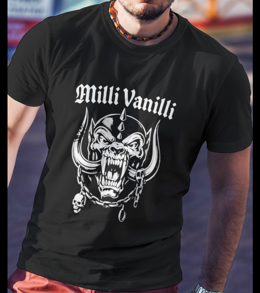 Milli Vanilli Motorhead Snaggletooth T-Shirt