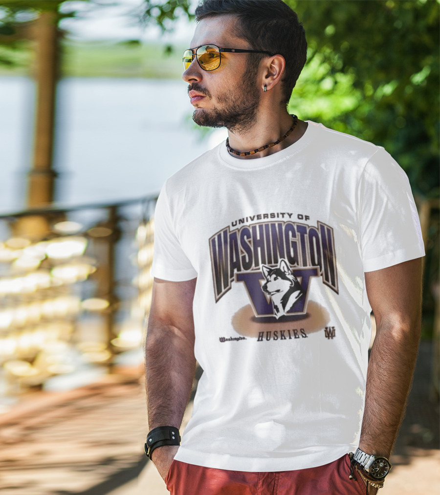 University Of Washington Huskies Sandstone Team Flex Foundation T-Shirt