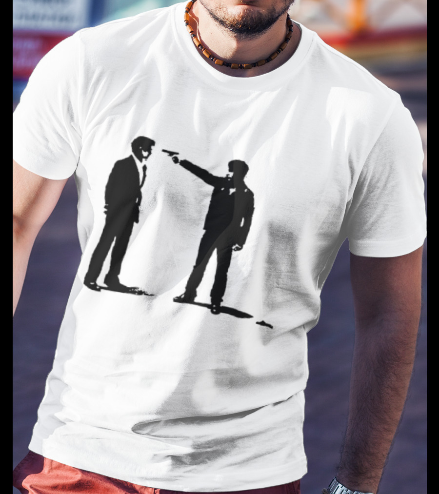 Infernal Affairs Hong Kong Crime Drama Iconic Confrontation Scene T-Shirt
