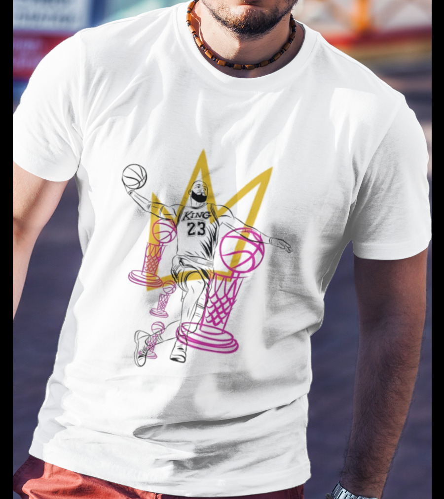 LeBron James King Of 23 Philadelphia Sixers 2026 T-Shirt