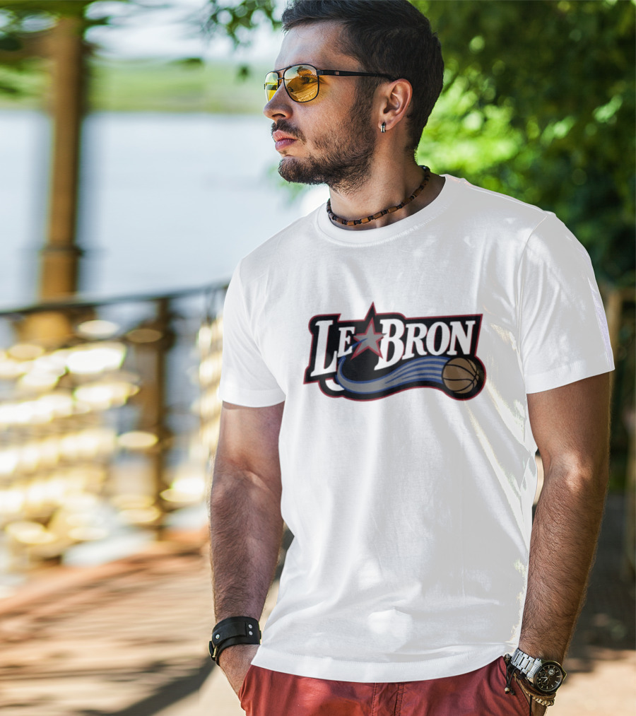 Lebron James Reimagined With Philadelphia 76ers NBA Basketball T-Shirt