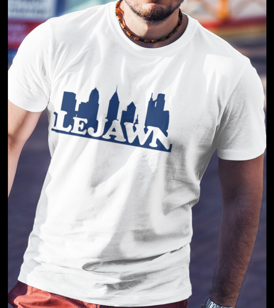 LeJawn Philadelphia City Skyline LeBron James T-Shirt