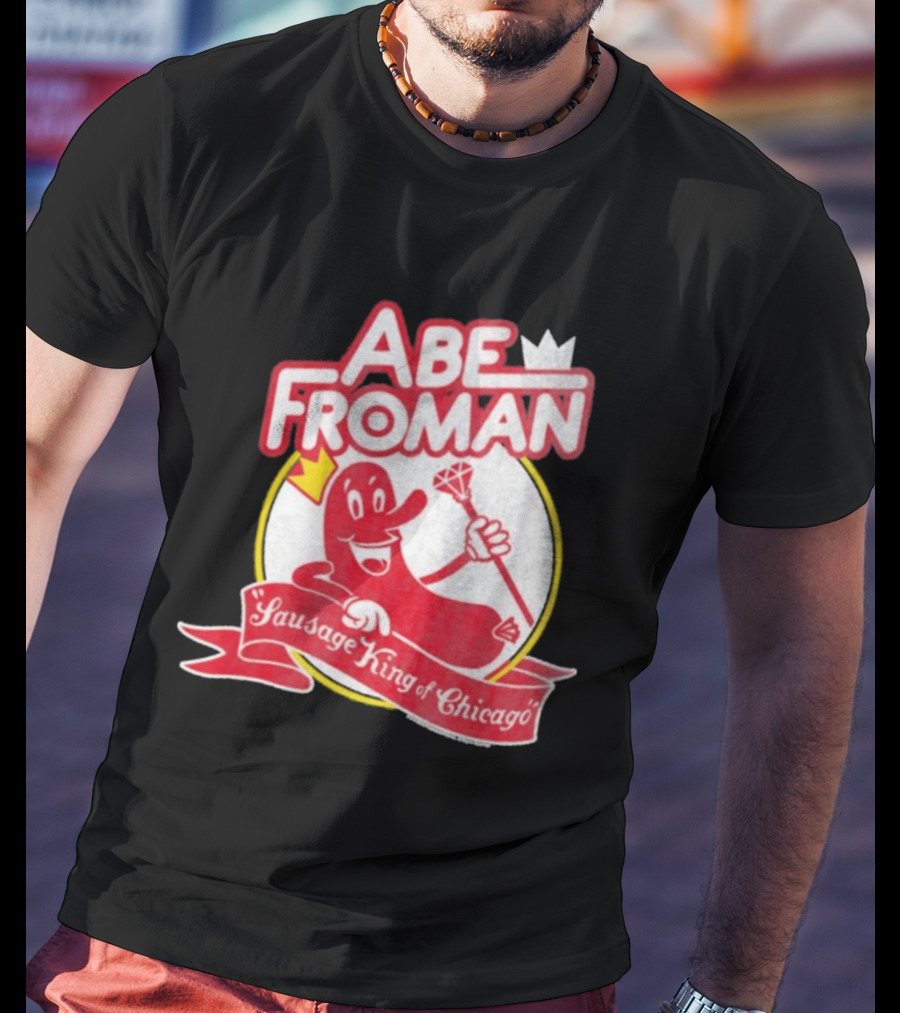 Abe Froman Sausage King Of Chicago Diamond Cane And Crown T-Shirt