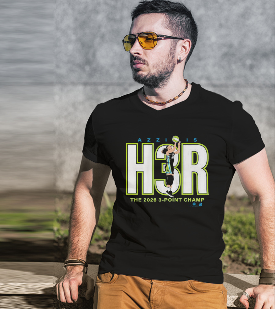 Azzi Is Her H3R The 2026 3 Point Champ T-Shirt