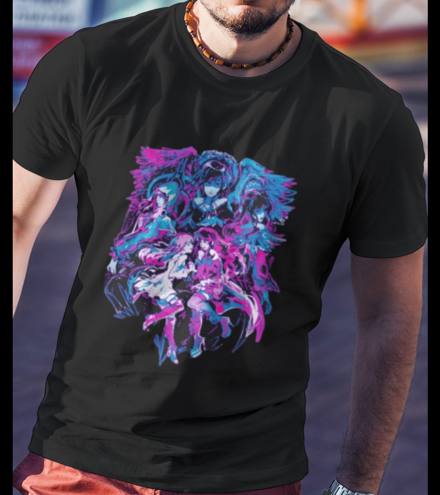 Final Fantasy XIV Rewritten Futures Characters Artwork Fantasy T-Shirt