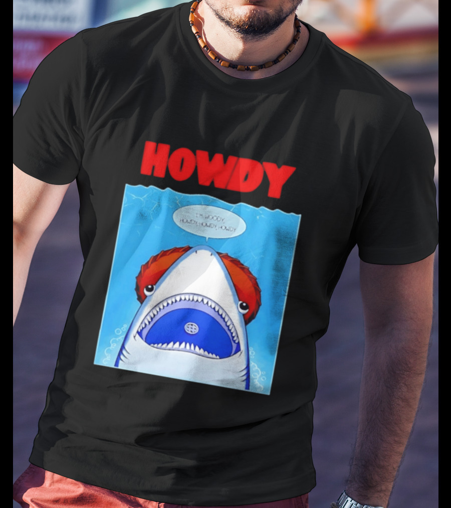 Howdy I'm Woody Shark Howdy Howdy Howdy Toy Story Mashup T-Shirt