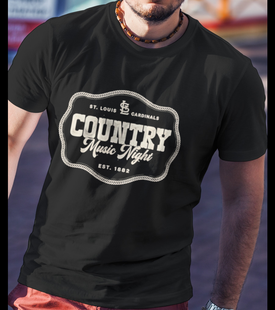 St. Louis Cardinals Country Music Night Est. 1892 T-Shirt