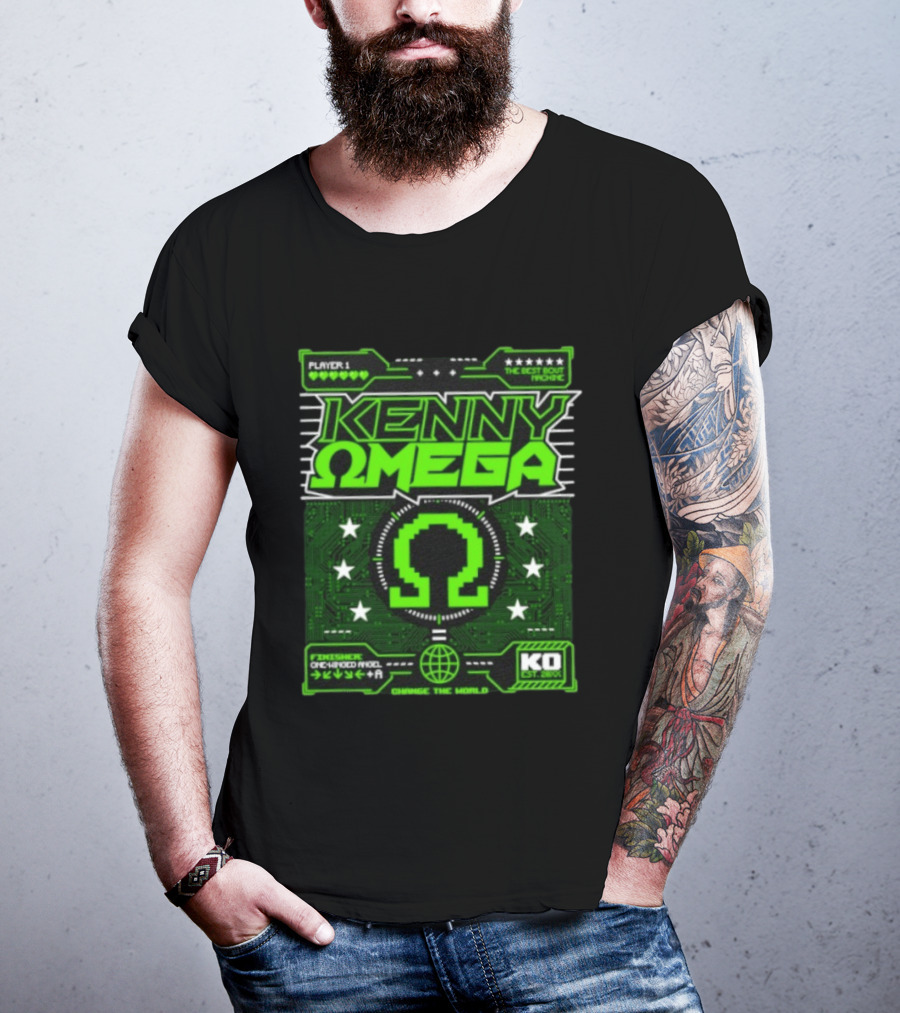 Kenny Omega Player 1 The Best Bout Machine One Winged Angel KO Change The World T-Shirt