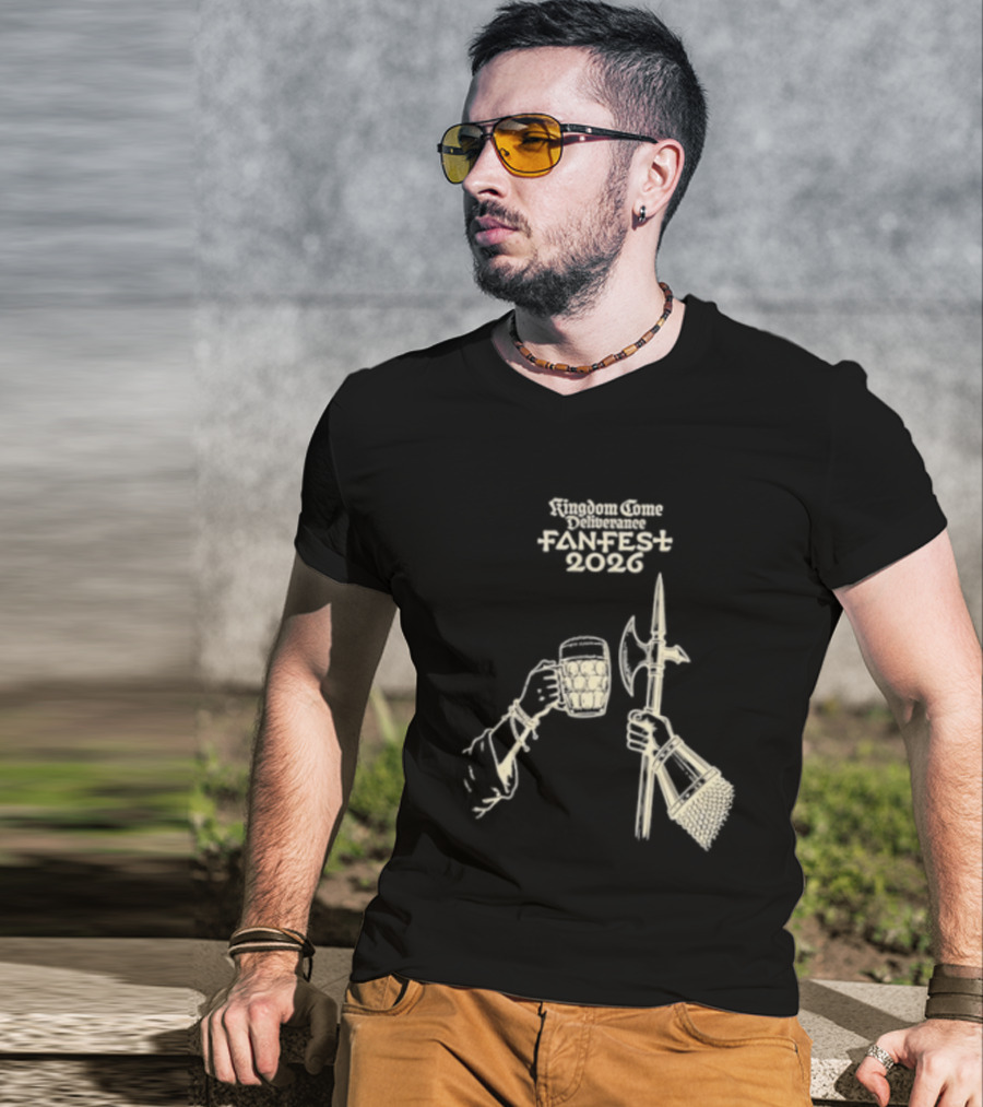 Kingdom Come Deliverance Fanfest 2026 RPG And Axe Celebration T-Shirt