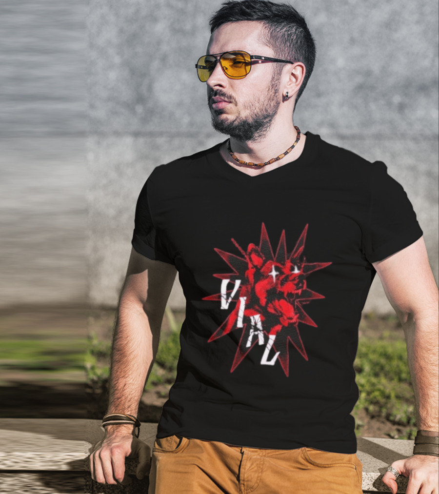 Vial Doberman Dog Edgy Streetwear Fashion T-Shirt
