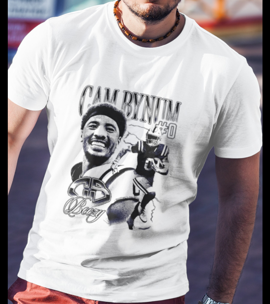Cam Bynum No 0 CB Beezy Minnesota Vikings Player T-Shirt