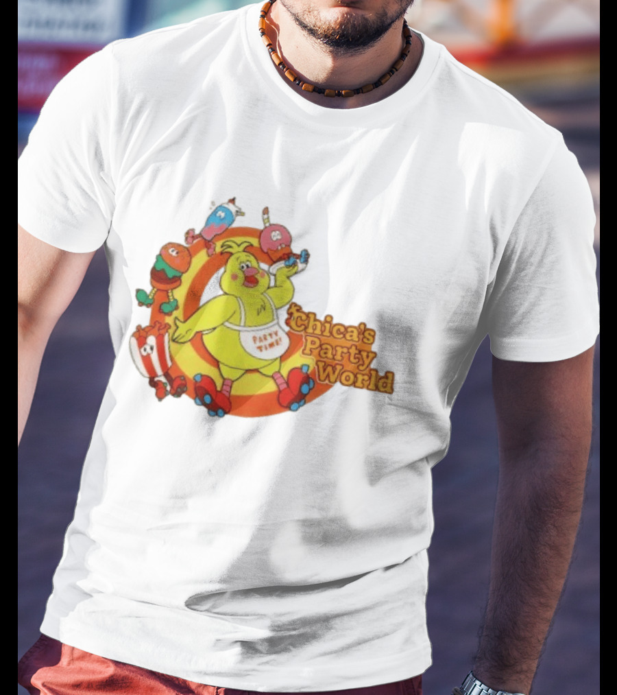 Chica's Party World Party Time Chica Five Nights At Freddy's T-Shirt