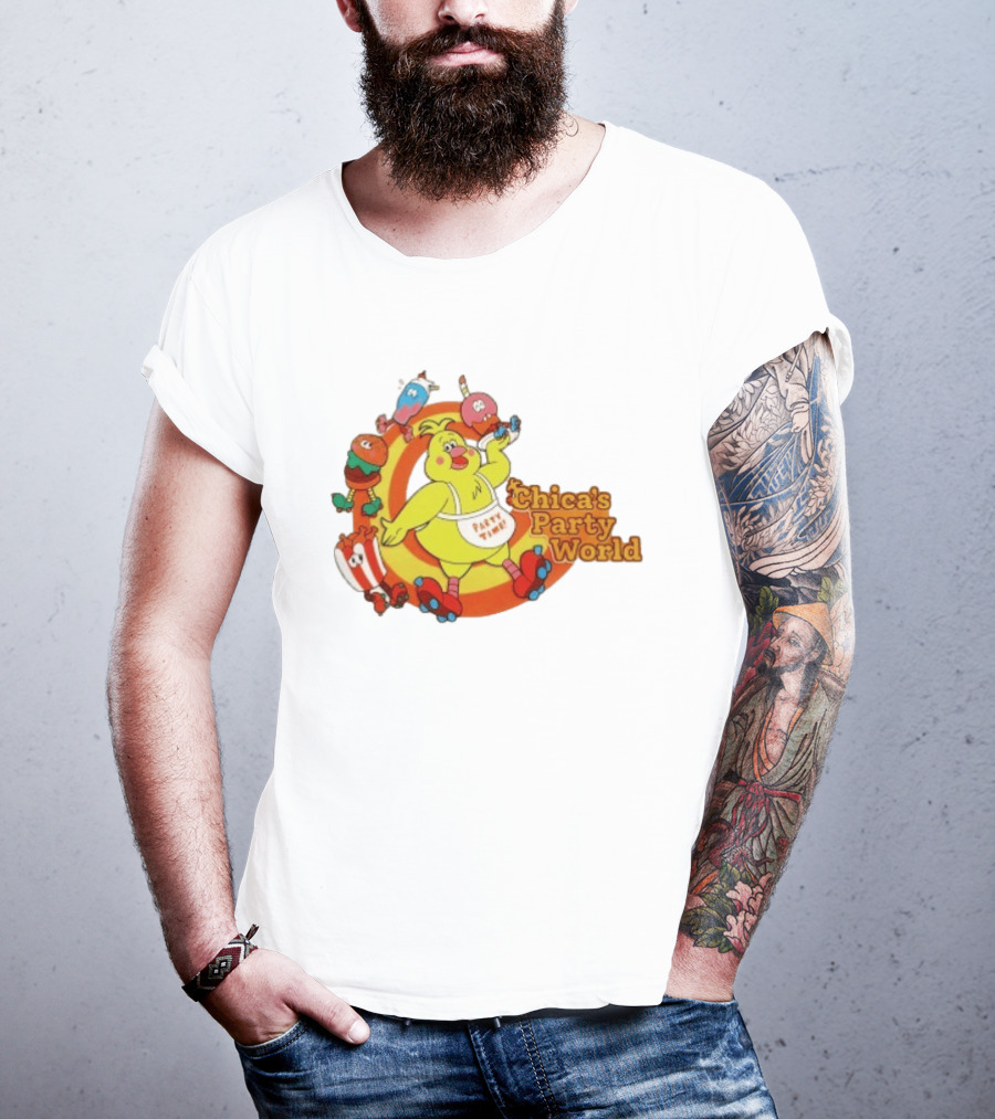 Chica's Party World Party Time Chica Five Nights At Freddy's T-Shirt