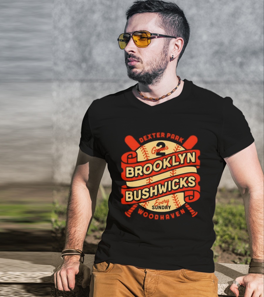 Dexter Park 2 Games Brooklyn Bushwicks Every Sunday Woodhaven T-Shirt