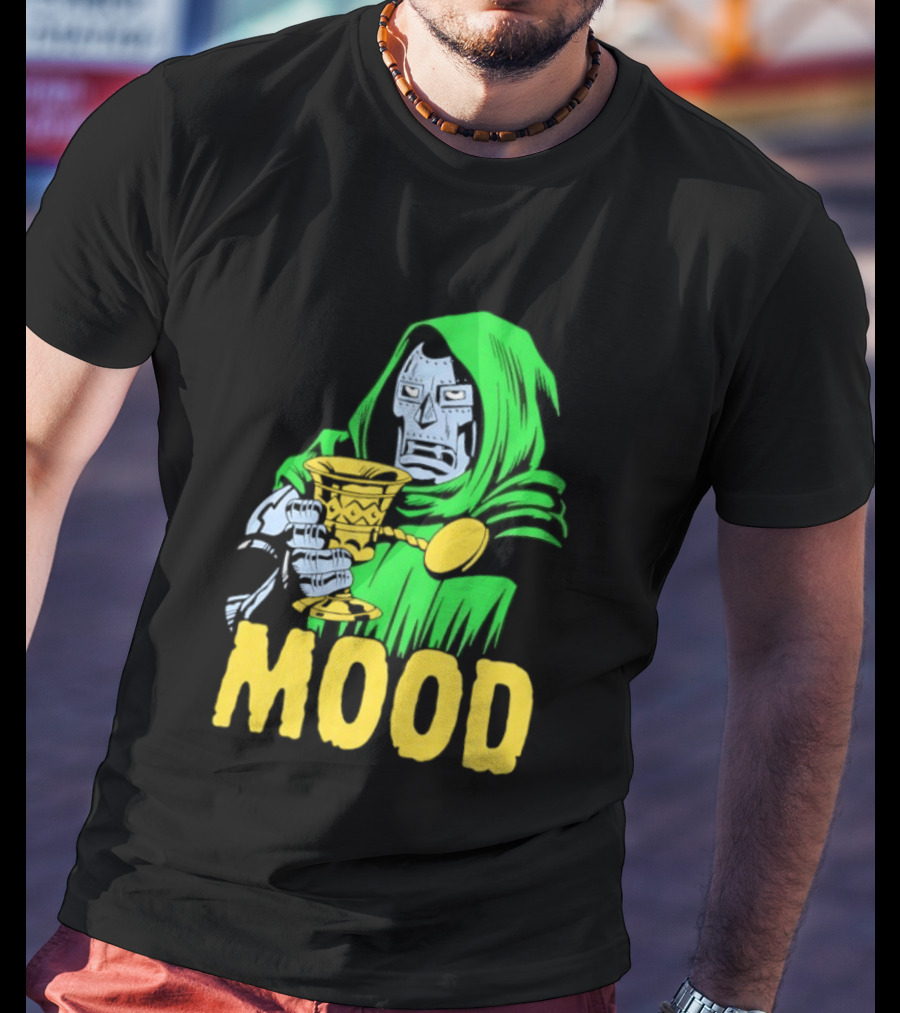 Doctor Doom Mood Marvel Villain Comic Book T-Shirt