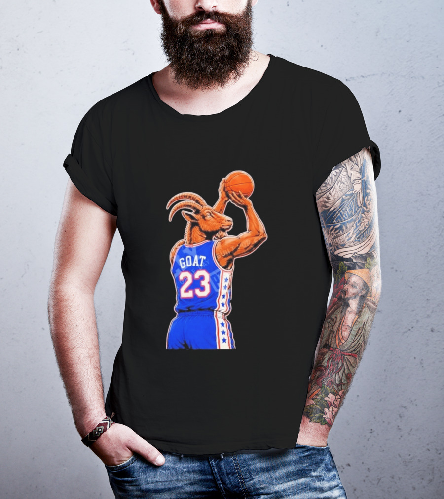 GOAT 23 Basketball Player Jersey Sports Inspired By Iconic NBA Stars T-Shirt