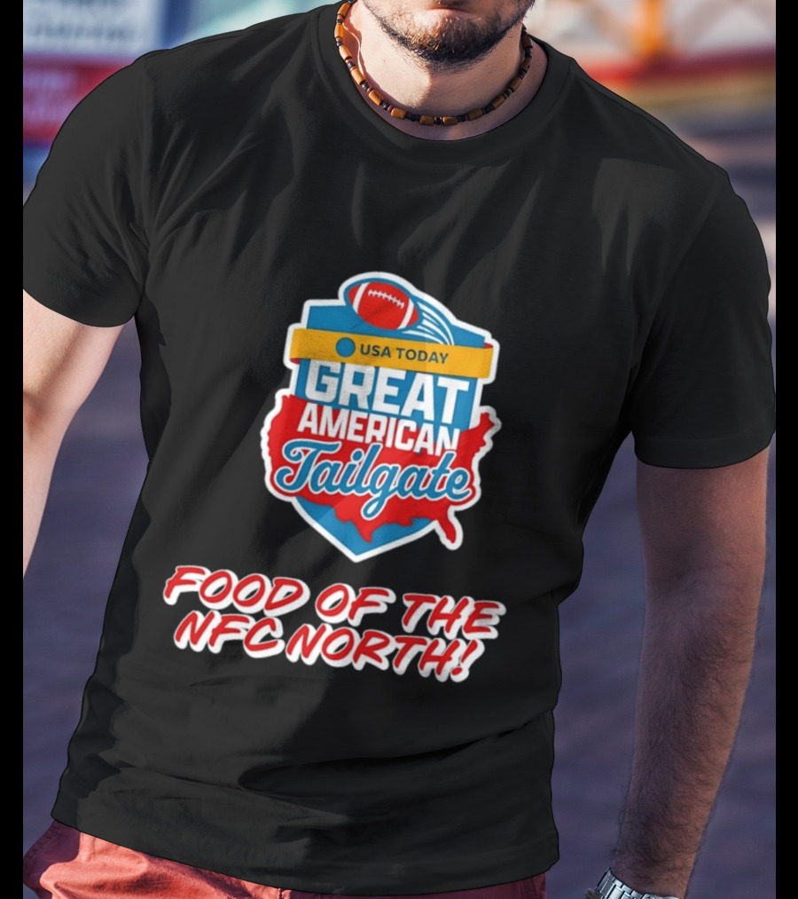 USA Today Great American Tailgate Food Of The NFC North T-Shirt