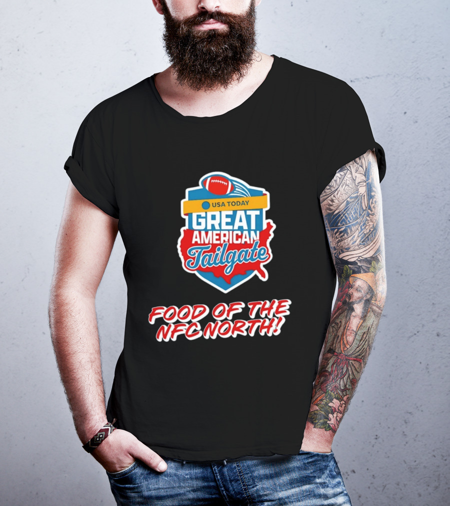 USA Today Great American Tailgate Food Of The NFC North T-Shirt