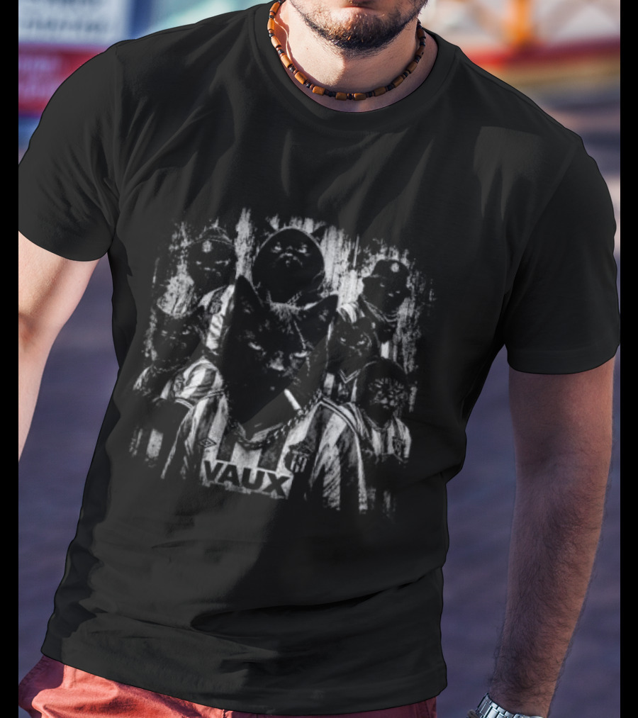 Sunderland Gangster Black Cats Distressed T-Shirt
