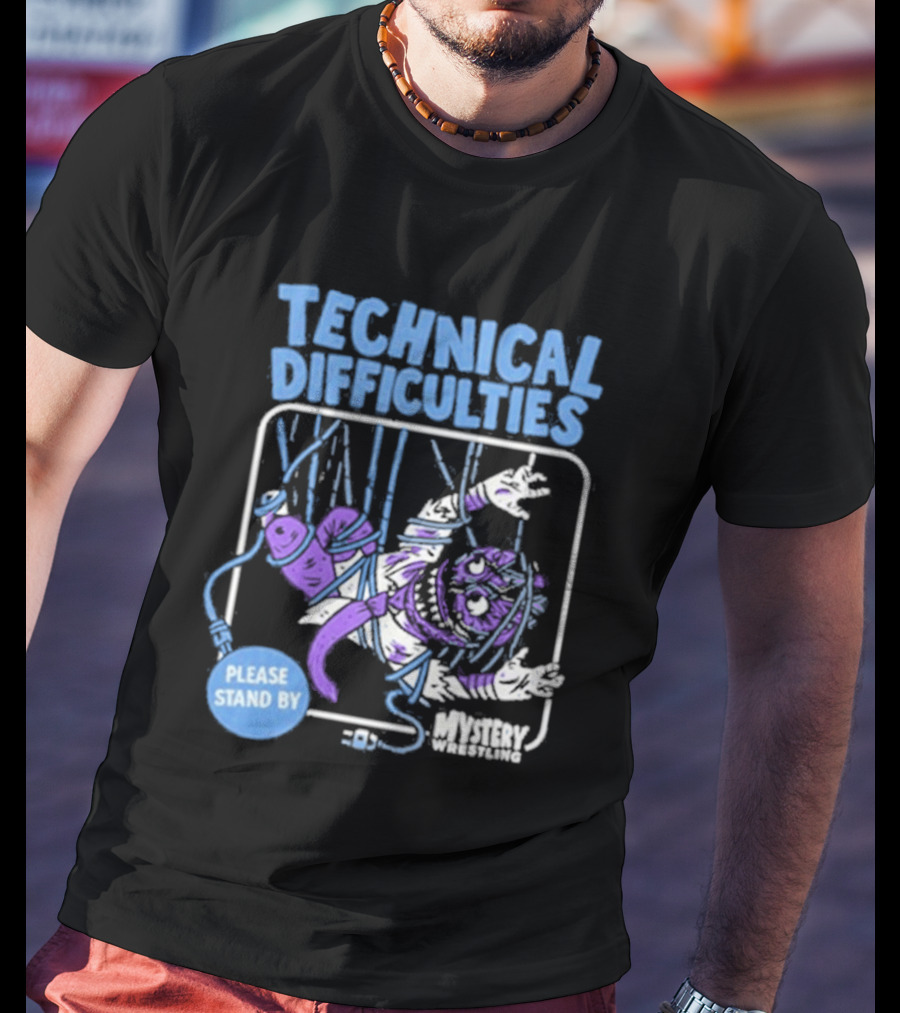 Technical Difficulties Please Stand By Monster Mashup T-Shirt