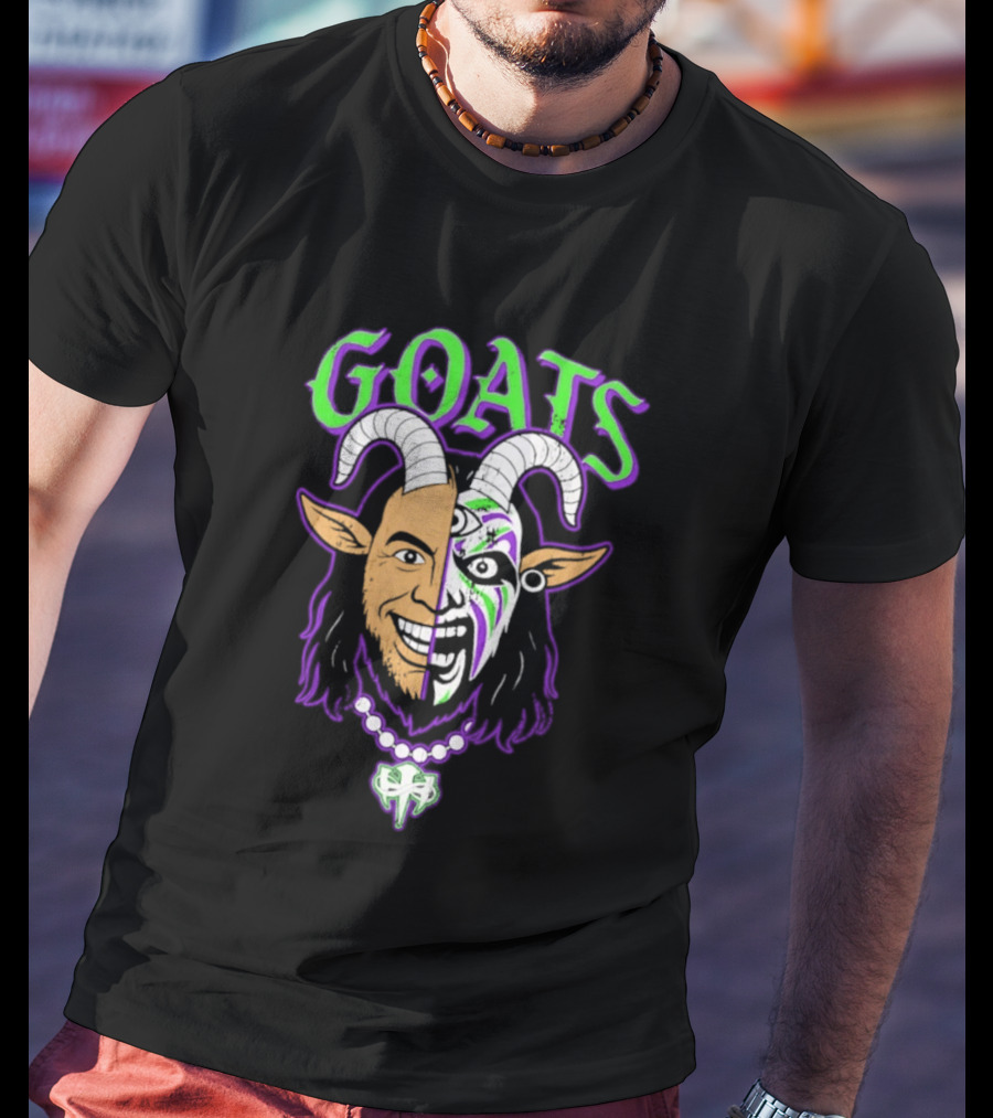 The Hardys GOATS Half Face Fusion T-Shirt