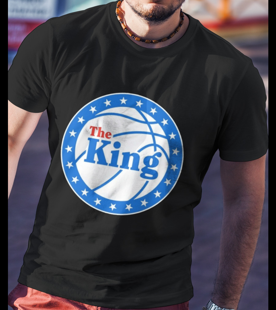 The King Philly Basketball Circle Stars T-Shirt