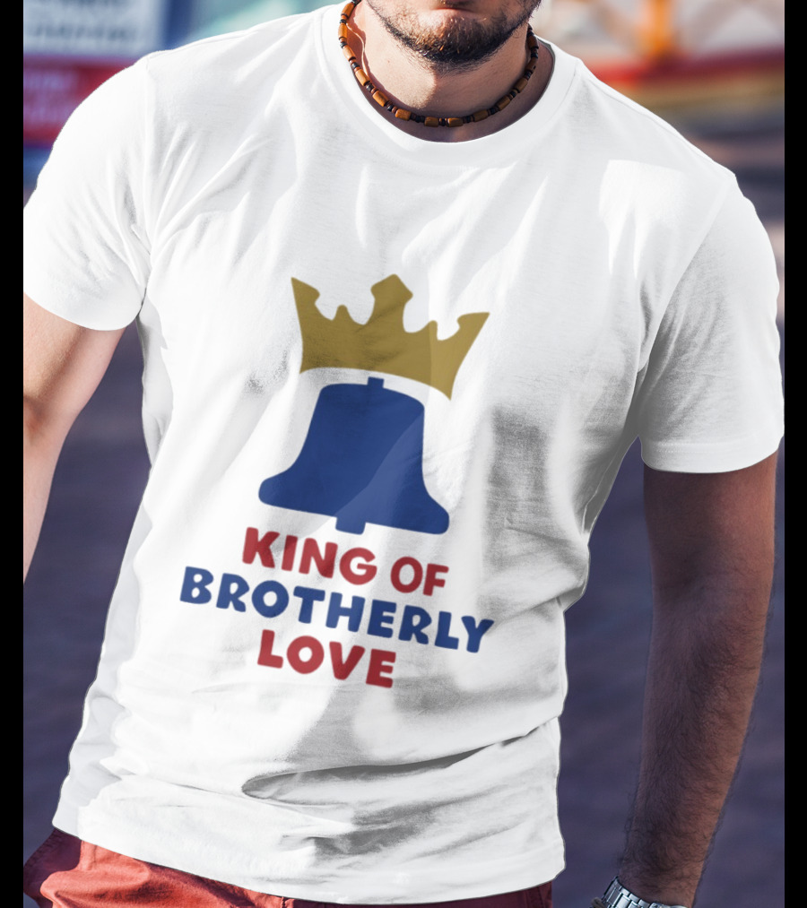 Philadelphia 76ers King Of Brotherly Love LeBron James T-Shirt